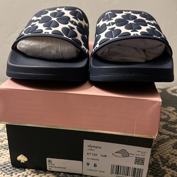 Brand New in Box Kate Spade New York Olympia Rubber Slides - Picture 7 of 11